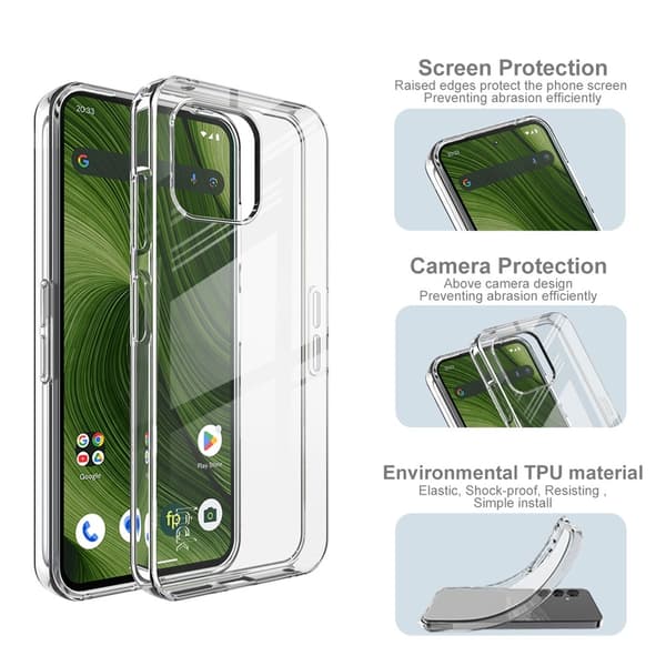 IMAK UX-10 Series Klart Telefonfodral för Fairphone 6 Transparent