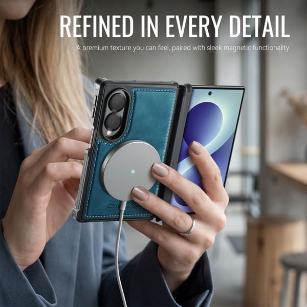CASEME Magnetisk telefondeksel til Samsung Galaxy Z Fold8 Green