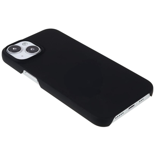Rubberized Hard PC Case Protective Shell for iPhone 14 Plus - Black Black