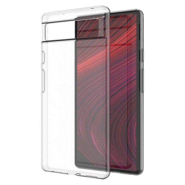 Google Pixel 6a:n kirkas TPU- case cover Transparent