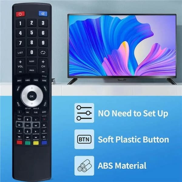 Fjärrkontroll Ersättning för RM-C3171 För JVC TV Svart