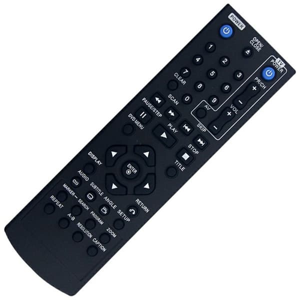 Fjernkontroll erstatning for COV33662806 for LG DVD-spiller Black