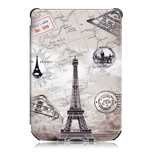 Kotelo PocketBook lukutabletille - Useita eri malleja - Eiffel - torni White