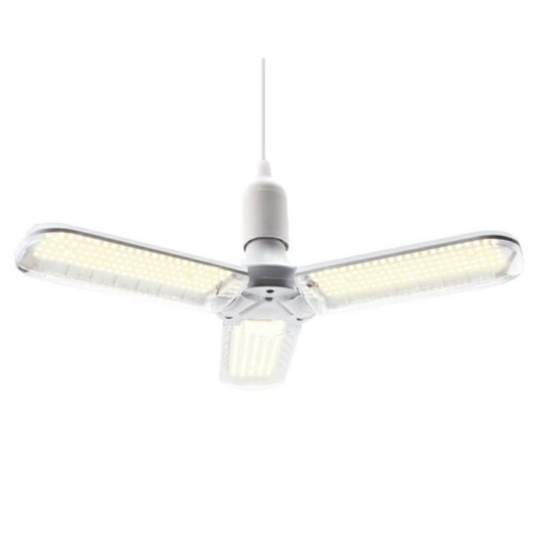 LED-vekstlys 40W Full Spectrum Plantelamper med 3 sammenleggbare blader White