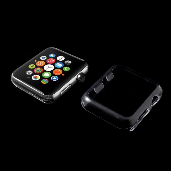 Beskyttelsesetui med skridsikker inderside til Apple Watch Series 3 2 1 Transparent