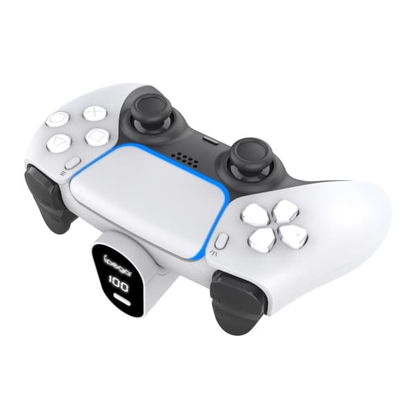 IPEGA til Sony PlayStation 5 Game Controller 2000mAh ekstern batteripakke White