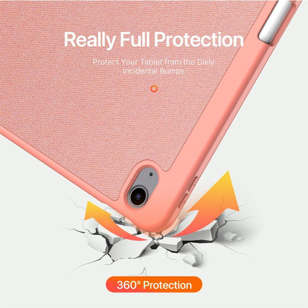 DUX DUCIS Domo iPad Air 13 (2024) fodral Tri-Fold - Rosa Rosa