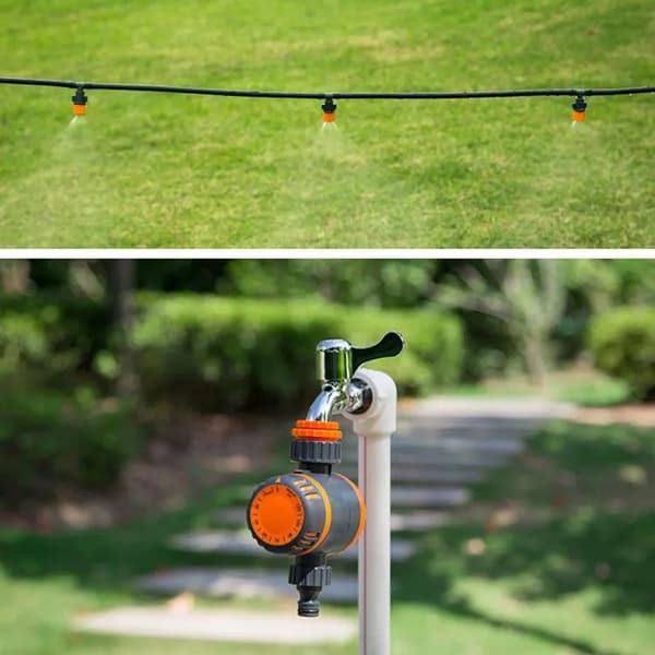 Automatisk havevanding Intelligent mekanisk vandtimer Orange