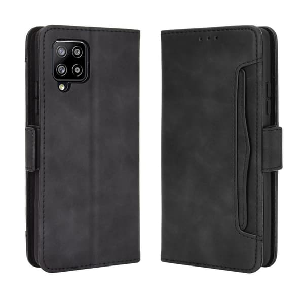 Wallet Stand Flip - telefonetui til Samsung Galaxy A42 5G - Sort Black