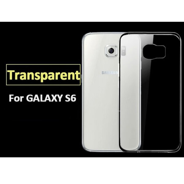 Samsung Galaxy S6 SM-G920F Slimmat TPU skal TRANSPARANT Transparent