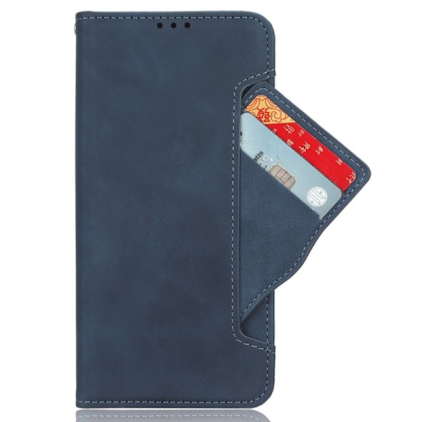 Lompakkoteline Käännettävä Puhelinkotelo Xperia 1 VI Blue