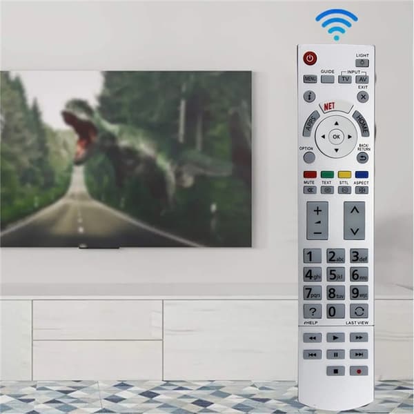Fjärrkontroll Ersättning för N2QAYB001012 För Panasonic TV Silver