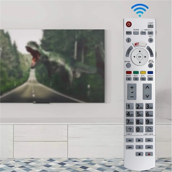 Fjernkontrollerstatning for N2QAYB001012 For Panasonic TV Silver