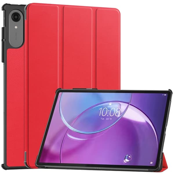 Til Lenovo Idea Tab Pro Gen 2 13" Cover med Stander Stødbeskyttelse - Rød Red