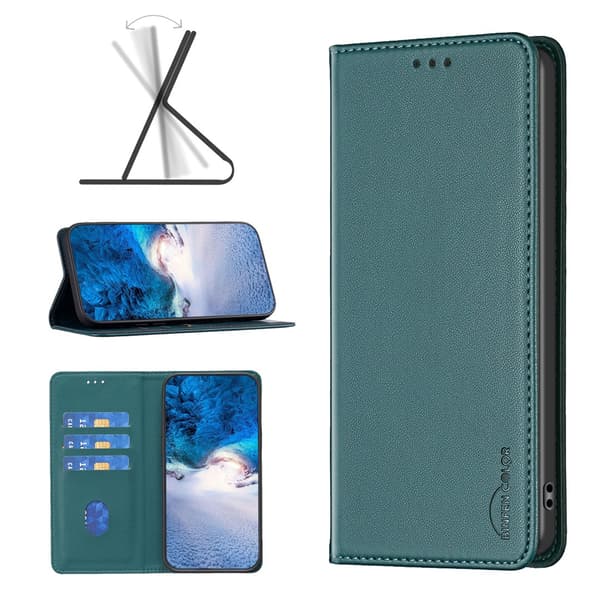 BINFEN COLOR Mobilcover med Stander til Google Pixel 11 Pro XL Green