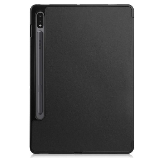 Kolminkertainen teline älykotelo Samsung Galaxy Tab S7: lle Black