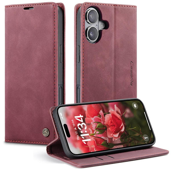 CASEME Lommebok-deksel Til iPhone 17 Red