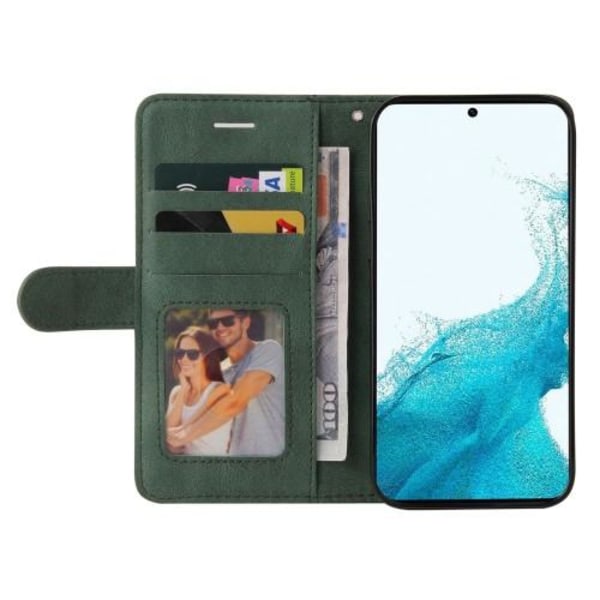 KT Plånboksfodral till Samsung Galaxy S23 - Grön/Röd Grön