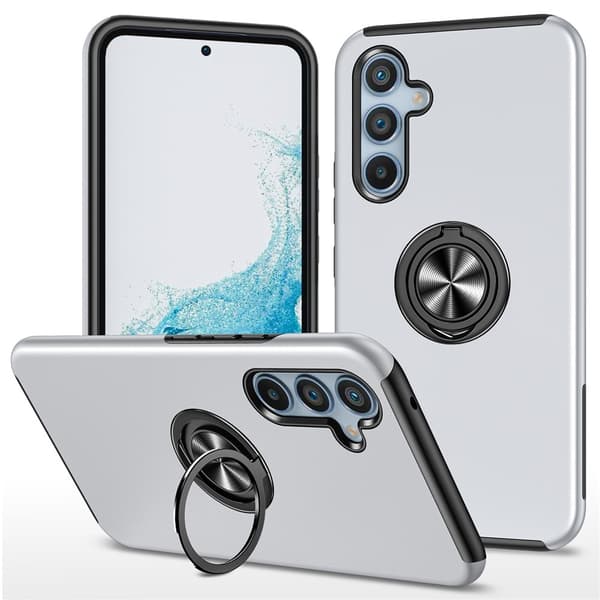 Mobilcover med Ringholder til Samsung Galaxy A57 5G Silver