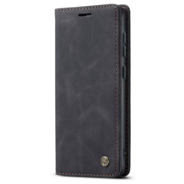 CASEME Retro Lompakkokotelo Samsung Galaxy S23+ - Musta Black