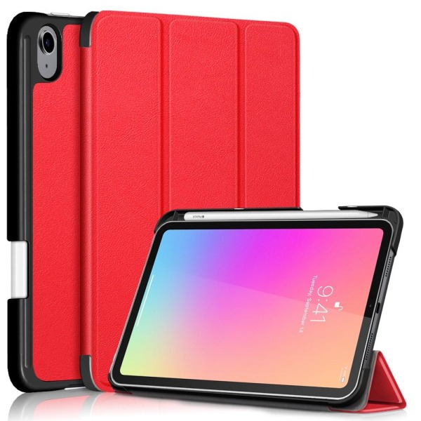 Apple iPad mini 6 (2021) Slim Fit Fodral Wake / Sleep - Röd Röd