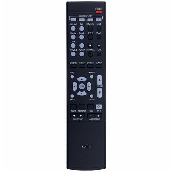 Fjernkontroll erstatning RC-1170 For DENON AV Receiver Black