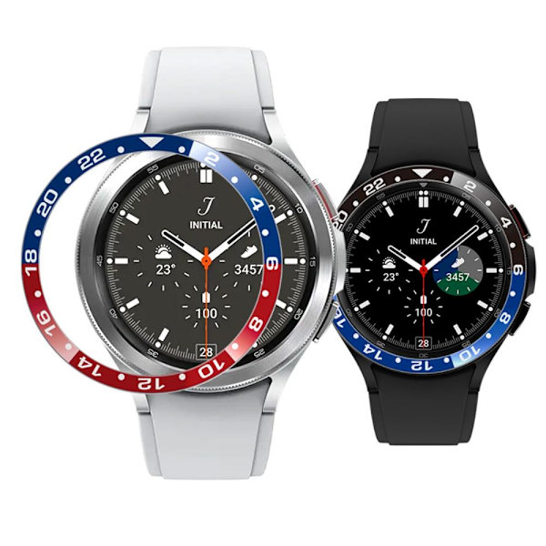 Til Samsung Galaxy Watch4 Classic 46mm selvklebende ringbeskytter Multicolor
