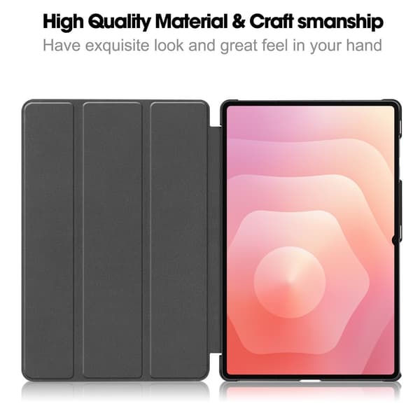 For Samsung Galaxy Tab S11 Ultra Stand Case Shock-Absorbent Tablet Cover Black