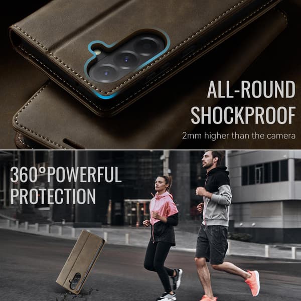 Til Samsung Galaxy A57 5G CASEME telefoncover Brown