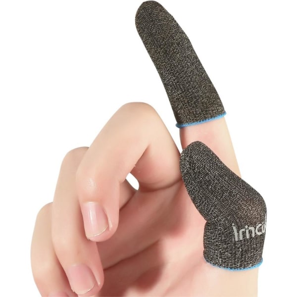 IMAK 1 par Finger Sleeve Känslig Svettsäker Gaming Finger Cover grå