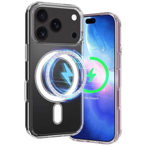 Til iPhone 17 Pro Max Transparent Mobilcover Transparent