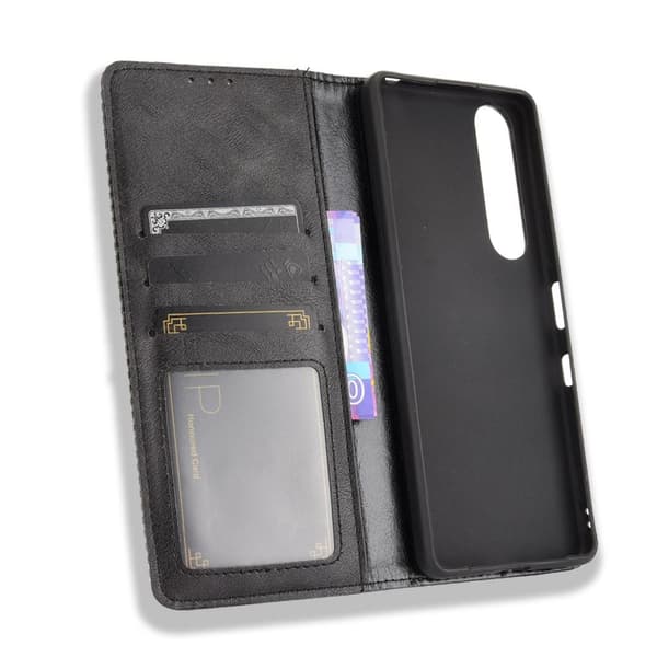 Wallet Mobiltelefoncover til Sony Xperia 1 III Black