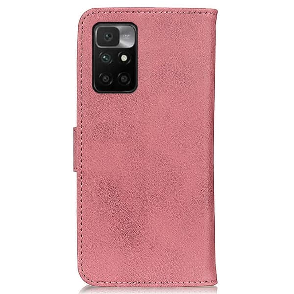 KHAZNEH Wallet Stand Case for Xiaomi Redmi 10 - Red Red