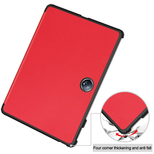 OnePlus Pad 2 Tri - fold Stand Wake/Sleep Cover - tablettikotelo Red
