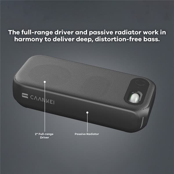 Konferansehøyttaler RGB-lys USB-C kablet datamaskinhøyttaler med mikrofon Black