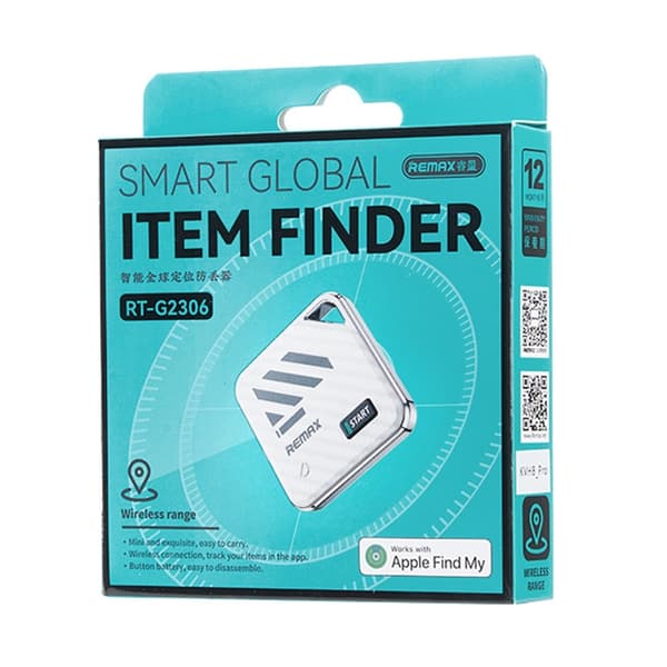 Smart Global Positioning Anti - Lost Tracker GPS - lokalisator 220mAh - Hvit White