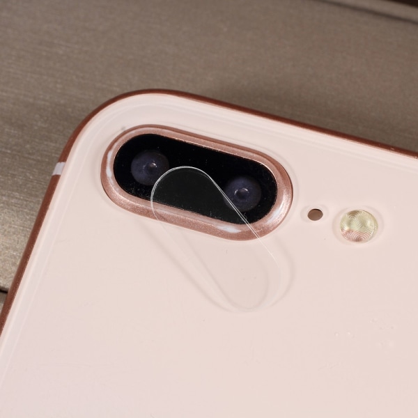 Skyddande härdat glas till Kamera lins till iPhone 7/8 Plus Transparent