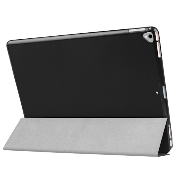 iPad Pro 12.9" (2017) Trifoldet Stand Smart Tablet-etui Cover - Sort Black
