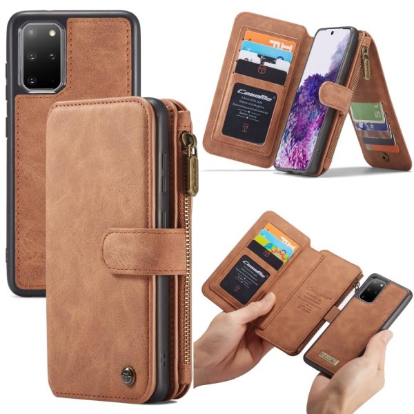 Samsung Galaxy S20 Plus CASEME 2-in-1 Irrotettava - Ruskea Brown