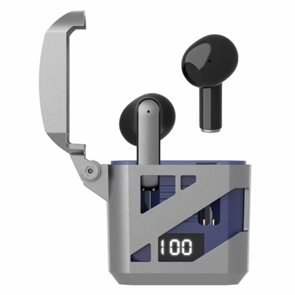 Cool Mecha Style In-Ear Bluetooth Headset Trådløse Hovedtelefoner - Blå Blue