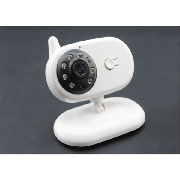 2.4G Digital trådløs 3,5 tommer farve LCD babymonitor 5m Night Vision SP850 White