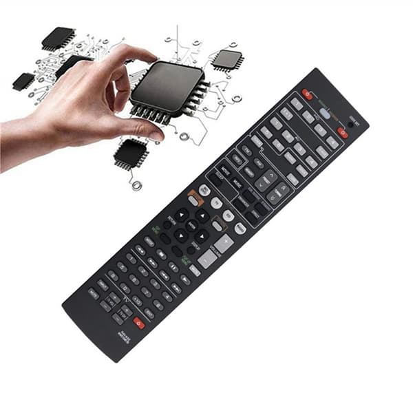 Fjernkontrollerstatning for RAV432 For Yamaha Audio/Video Receiver Black