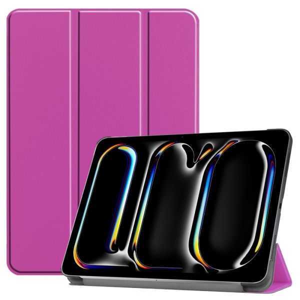 Till iPad Pro 11 (2024) Slim fit tri-fold fodral - Lila Lila