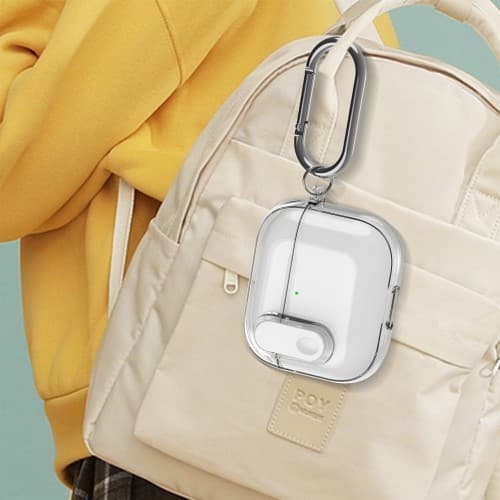 Til AirPods 4 Hovedtelefoner Etui Snap Switch Ice Crystal Clear Shell - Gennemsigtig Transparent