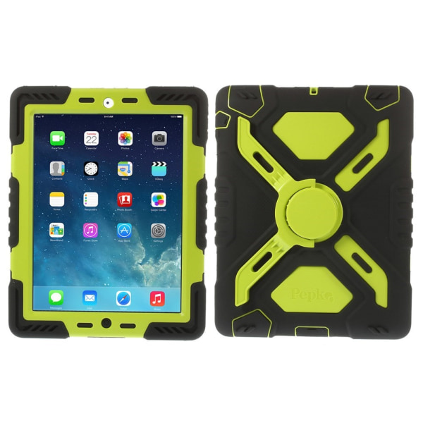 Pepkoo Spider Series til iPad 2 3 4 Silikone PC Extreme Heavy Du Multicolor