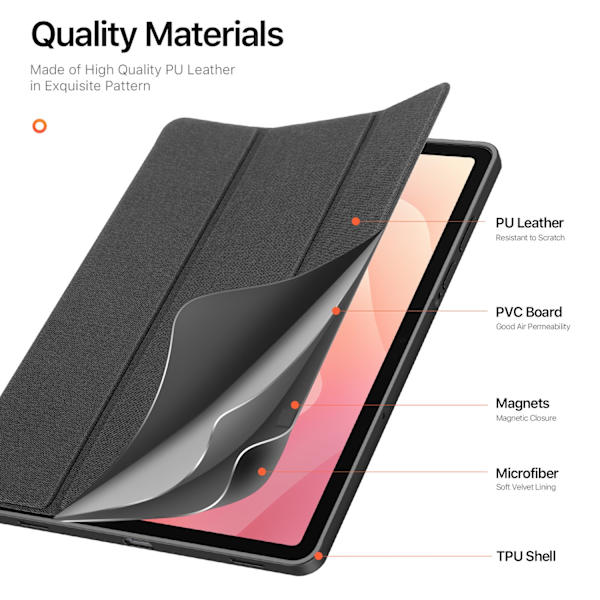 DUX DUCIS Tri-fold Stand Samsung Galaxy Tab S11 Black