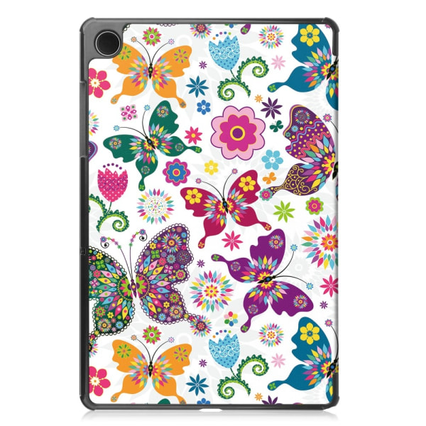 Tri-fold Stativveske for Samsung Galaxy Tab A9+ 11\" - Sommerfugler Multicolor
