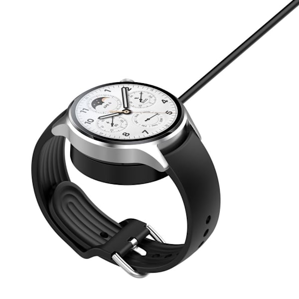 För Xiaomi Watch S1 Pro Laddningskabel docka USB 1m Svart