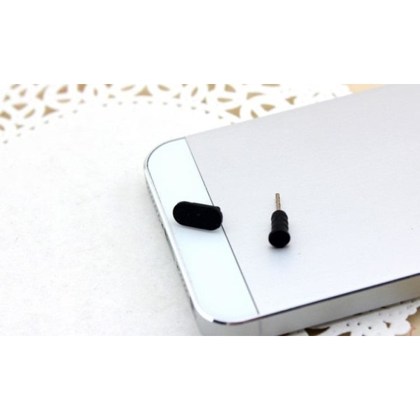 Iphone 6 / 6S / 6S Plus + Ipad -suojaus pölyltä ja lialta Black
