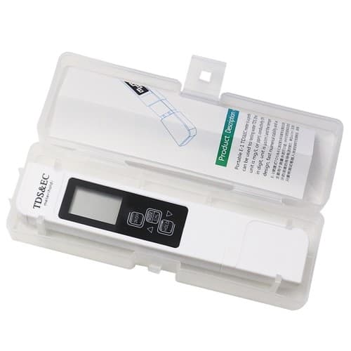 3 - i - 1 digital detektortest for vandkvalitet LCD TDS EC TEMP testpen White